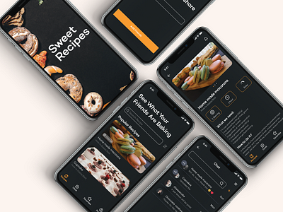 Cakes Recipes App Concept