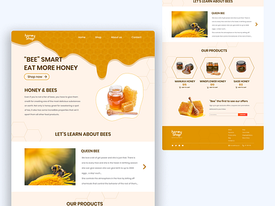 Honey Shop Concept App