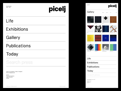 Picelj — Artist Layout