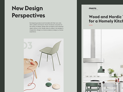 Muuto Storytelling — Inspiration page content muuto nordic product ui ux