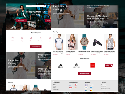 Daily UI Fashion E-Commerce Landing Page