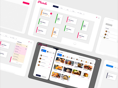 Placindo POS app design food food and drink foodie restaurant ui ux web website