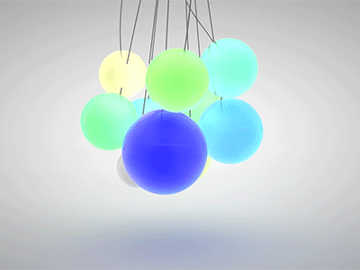 Sound Ballons balloons c4d effector sound