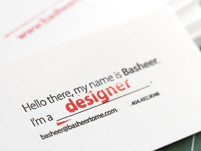 New Business Cards black business card ink letterpress red stamp