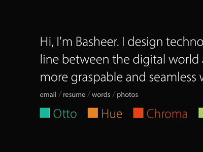Personal Beta Site basheer simple site