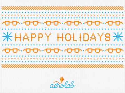 Happy Holidays from Aerolab aerolab argentina christmas dot happyholidays icon illustration typography uglychristmassweater