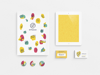 Shiftseven brand branding card colors seven shift shiftseven tag ui ux wallpaper