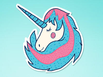 Unicorn sticker