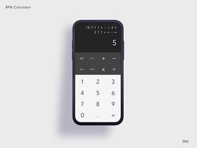 DailyUI: #004, Calculator 004 calculator dailyui phone