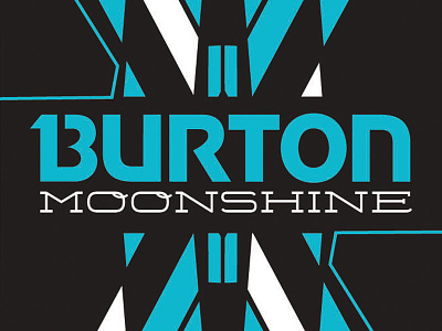 Burton illustration lines shapes typography vector