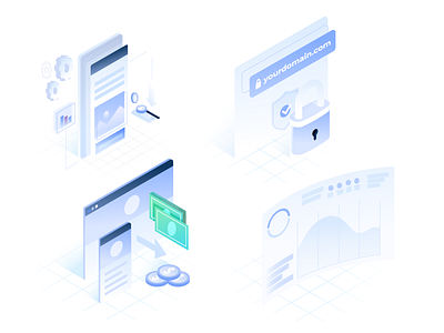 Isometrics blue illustration isometric isometric art isometric design isometric illustration mobile tech vector