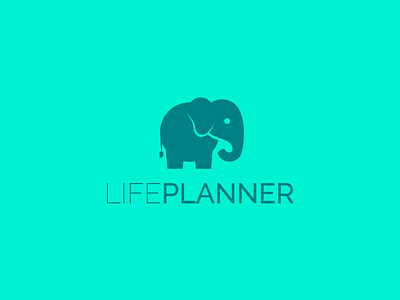 LIFEPLANNER branding design green logo mint
