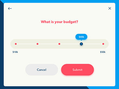 009 - Budget Widget budget freebie sketch slider ui widget