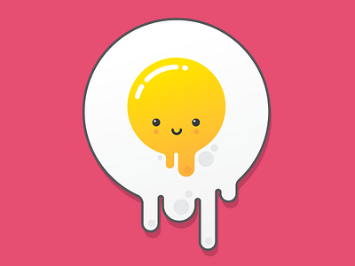 Egg Splat cute egg magnet splat