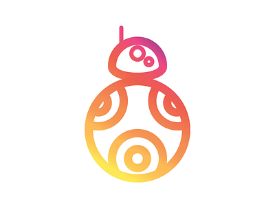 BB-8-stagram bb 8 icon instagram rainbow star wars