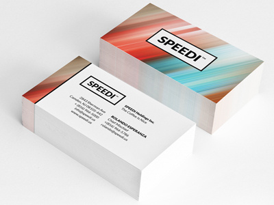 Speedi business card card identity name card