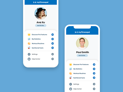 Day 6 User Profile app branding dailyui icon iphone app sketch ui ux vector