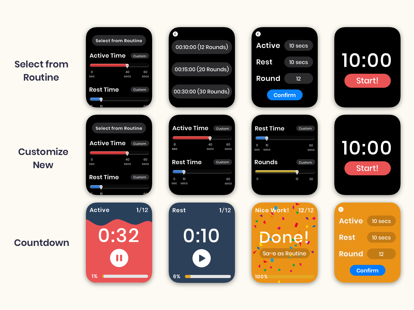 Day 14 Countdown Timer (Apple Watch) by Ava Xu on Dribbble