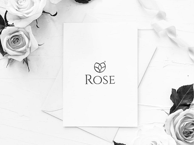 Rose Logo flower logo massage relaxation rose