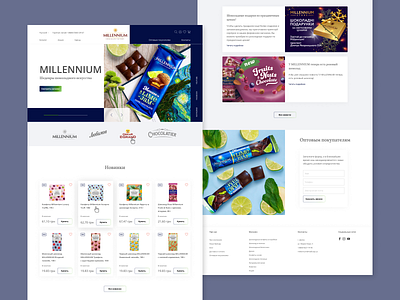 Redesign concept online store Millennium