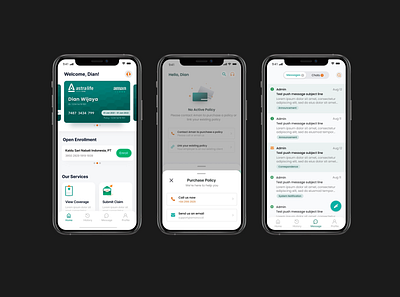 Insurance app insurance mobile app ui ui ux