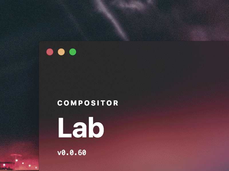 Compositor Lab Animation react