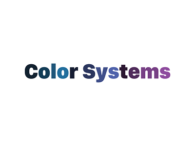 Thinking About Color color color system palette ui