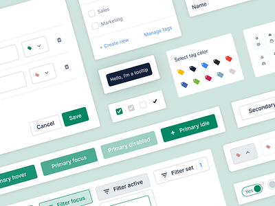 Design system of marketing platform