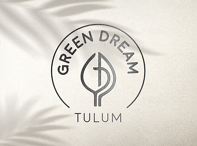 Green Dream Tulum ecofriendly graphic design green green company leaf logo logo design nature sustainable