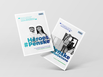 Héroes Penske branding campaign communication concept design graphic design