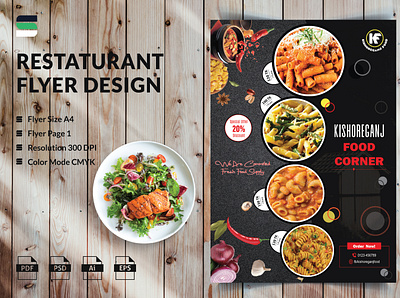 Food Flyer 2020 trend design design design art desogn idea dribbble flyer flyer artwork flyer concept flyer design flyer template new design new post sabs sabshuvo sayadshuvo