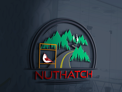 Nuthatch logo branding clean clean logo design design tips flyer illustration logo new post sabshuvo sayadshuvo