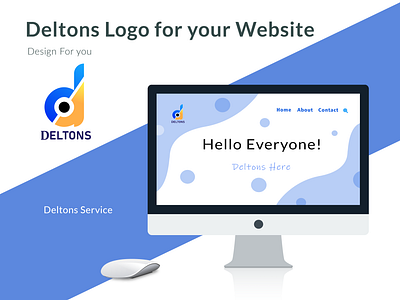 Deltons Logo abstract d letter d letter logo d logo d mark d monogram dailyui delete delicious delivery delivery app delivery service delton design desogn idea digital dlogo drawing dribbble logo