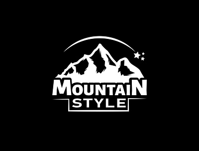 Mountain Style Logo branding design design wla designwla desogn idea dribbble logo logo dsigner logodesign logos logotype mountain mountain bike mountain biking mountain logo mountains new design new logo sayadshuvo