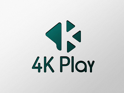 4K Play Logo Design