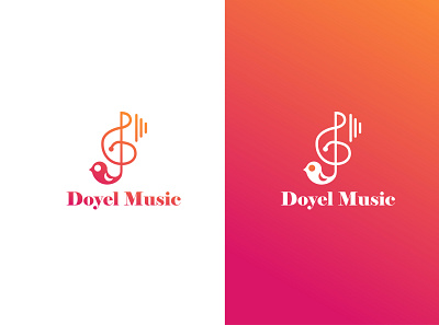 Doyel Music Brand Logo design desogn idea dribbble genede logo logo design logol sayadshuvo