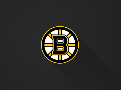 Bruins Long Shadow boston bruins flat hockey long shadow sports