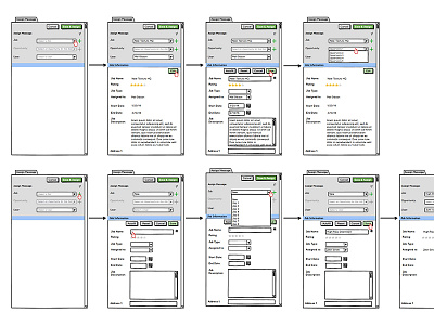 User Flows design flow interaction task user