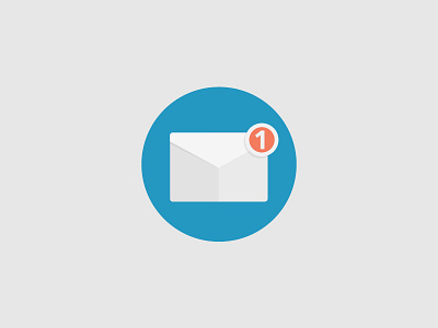 Notifications email envelope flat illustration illustrator notifications presentation