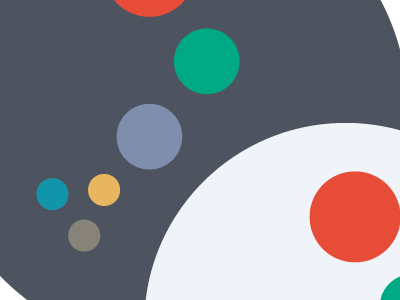 Color Palettes branding circle color palette process