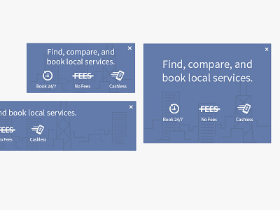 Value Prop Card Variations card cards interface rectangle shape ui ux value visual