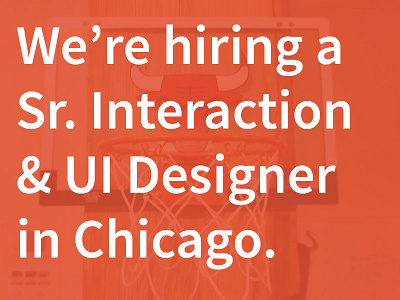 Got what it takes? designer hiring interaction new team ui