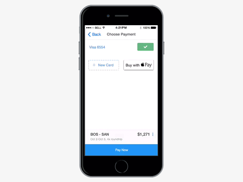 Payment Details booking collapse expand hopper payment sketch transition