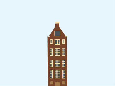 A Dutch Home amsterdam architecture dutch house illustration illustrator