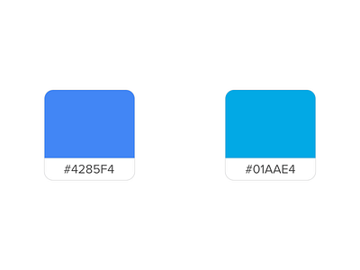 Hopper's Sky Blue brand color palette