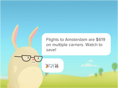 Watch to save! 🎉✈️🐰