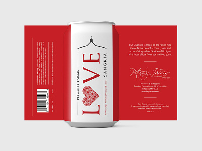 Clean, modern Sangria can for retail launch beverage packaging label design packaging design packaging mockup product design product launch retail