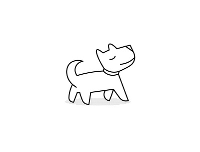 dog black and white cartoon dog dog illustration editorial illustration illustration vector illustration