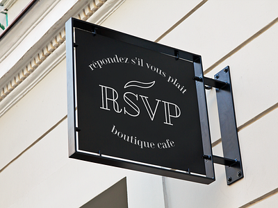 RSVP Cafe Sign