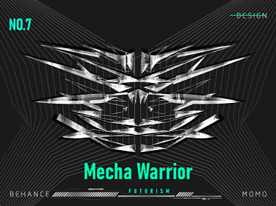 Mecha Warrior branding color design graphic graphic design illustration inspiration shape visual